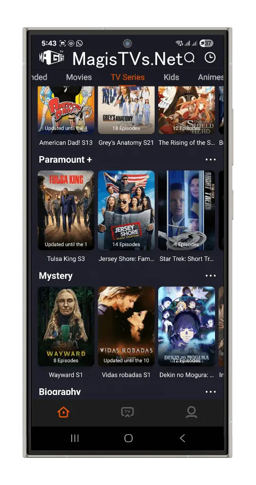 Imagen del héroe de Magis TV